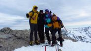 il gruppo dei genovesi in vetta (7-1-2012)
