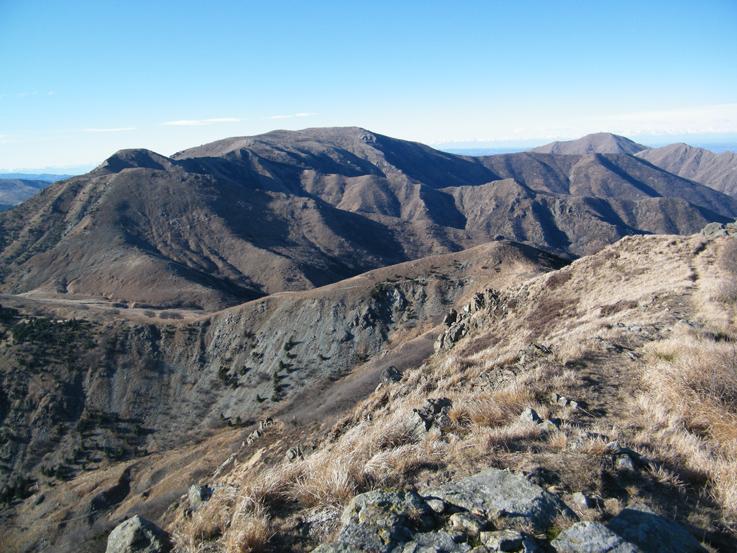 Tutto il percorso visto dal Monte Leco