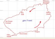 percorso giro 5 torri