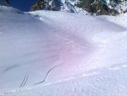 curve in powder