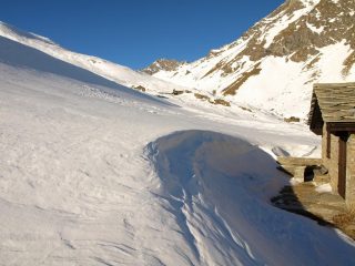 Accumuli da vento presso Dondena