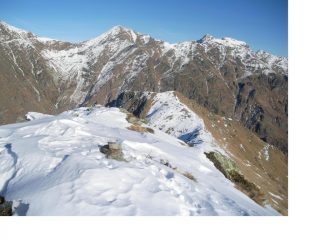 IL MONTE ROSSO DALLA CIMA LAUSERA.