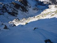 la discesa è anche ripida