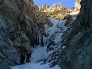 la parte in ghiaccio