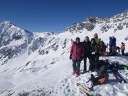 parte del gruppo in punta