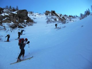un primo canale (dove Luigi è svivolato per qualche metro senza conseguenze)