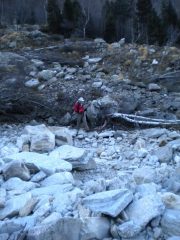 'guado' quasi alla fine del quota 1000