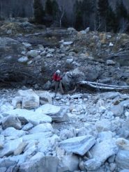 'guado' quasi alla fine del quota 1000