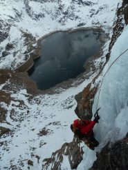 l'uscita della candela (foto M. Sanguineti)