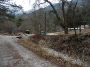 primo tratto su strada dopo aver parcheggiato