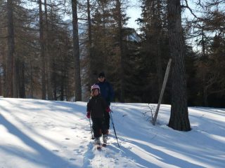 Ainhoa e Franco nel bosco