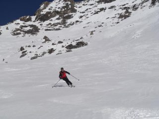 nella parte centrale