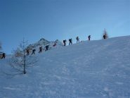 sullo sfondo cima Roisetta