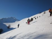 alla fine del tratto con neve trasformata
