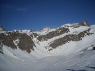Lago Agnel e sullo sfondo cima del Tout Blanc