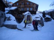 l'arrivo della mulattiera  ....