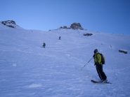 la discesa nel tratto di crosta portante ventata...