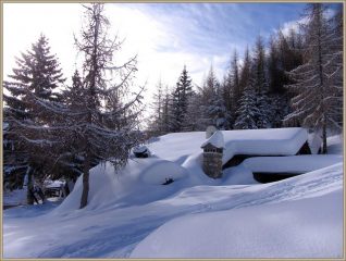 ...paesaggio fiabesco alla partenza...