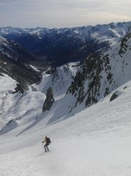 Luca in discesa nella parte mediana