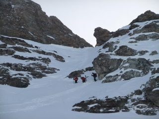 canale ripido di discesa