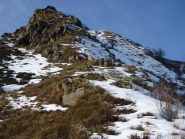 parte iniziale della cresta est