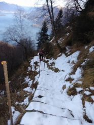 la scaletta di discesa 