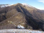dal Giove la vista sul Faierone e il Limidario