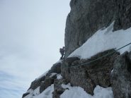 Traverso a sx dopo la prima strozzatura