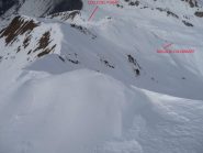 dettaglio della variante della Bassa del Colombart