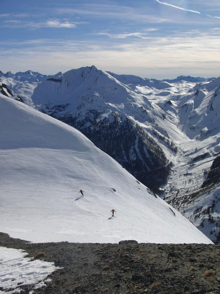 ampia entrata in parete dal colle