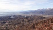 vista sui laghi e le colline moreniche