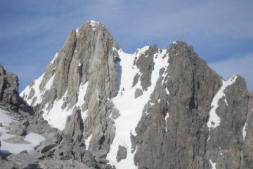 in discesa primi metri (foto Mari)
