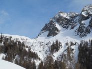 la parte bassa del vallone visto dall'auto