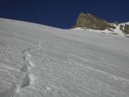 Ripida discesa dal colletto.