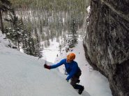 chantilly ice fall Kananaskis WI2