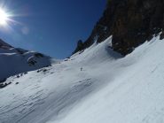Discesa dal col di Stroppia verso Val Maira