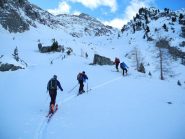 dopo la prima rampa, il secondo valloncello