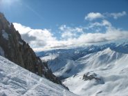 il pendio lavorato dal vento