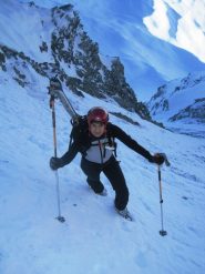 Teresa quasi in cima