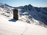 Un ometto quasi al Colle di Lazoney