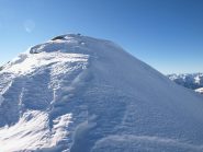 Gli ultimi metri ghiacciati di Punta Lazoney (2579 m)