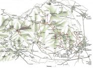 carta dei principali itinerari  