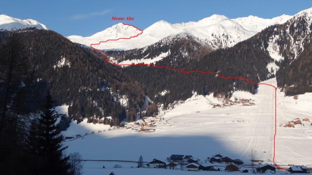  percorso x il Monte Alto