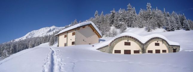 l'arrivo alle baite superiori prima di Plan Debat...