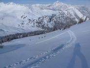 Affollamento sul pendio