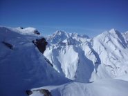 Dalla cima, verso il Bianco