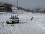 ...fino all'auto!