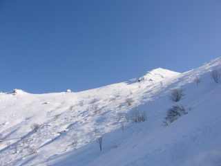 la cima da raggiungere