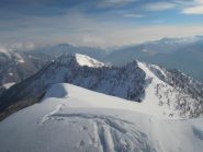Ultima parte della cresta vista dalla cima