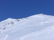 parte alta, poca neve